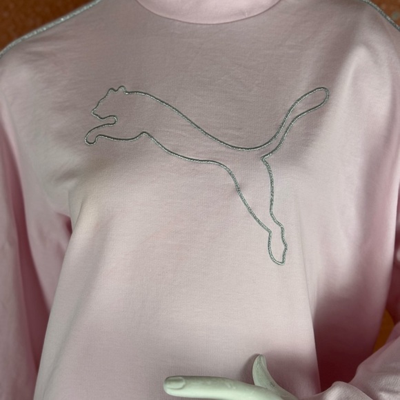 Puma Light Pink Long Sleeve Dress Size Medium - Picture 14 of 17